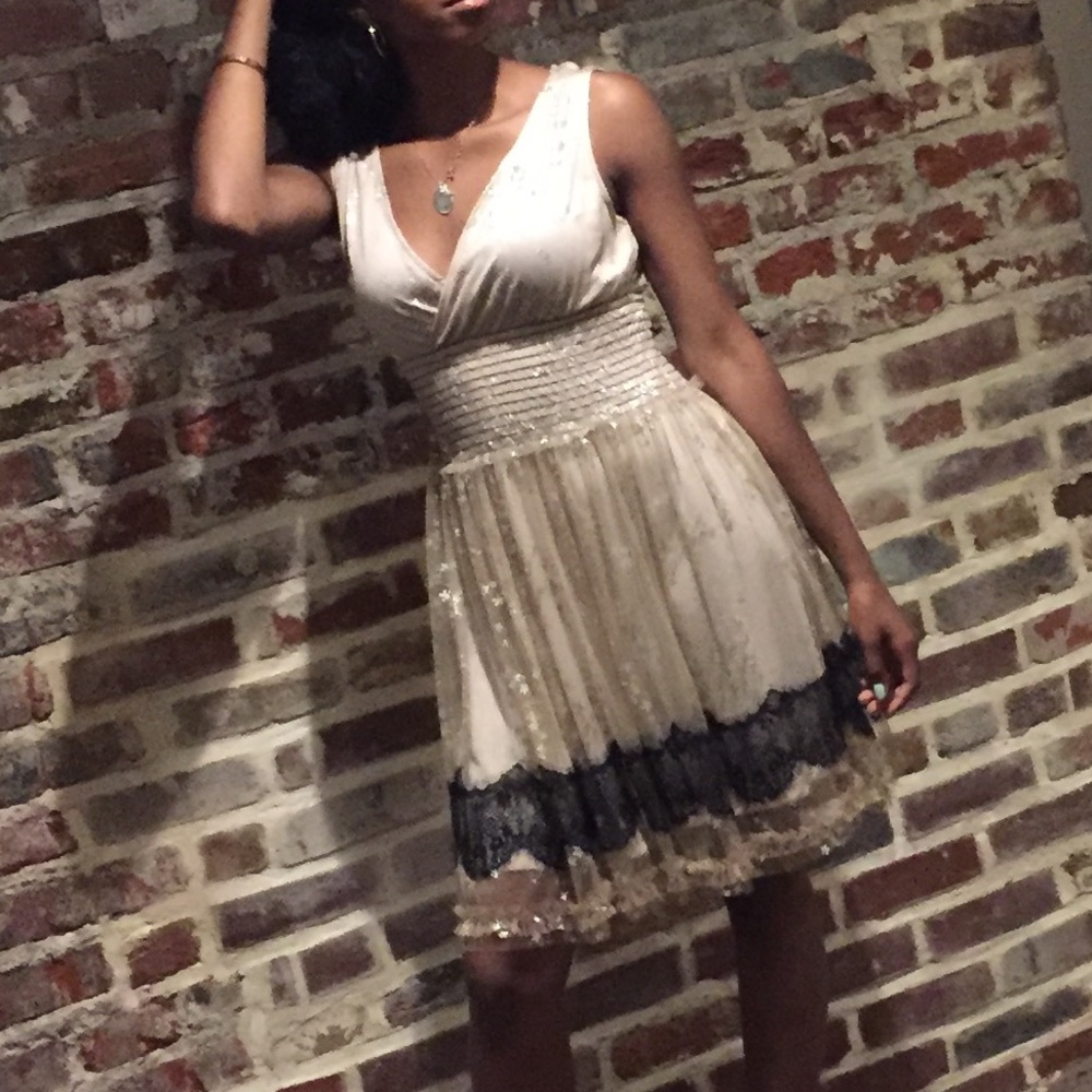 Deep V Summer Dress